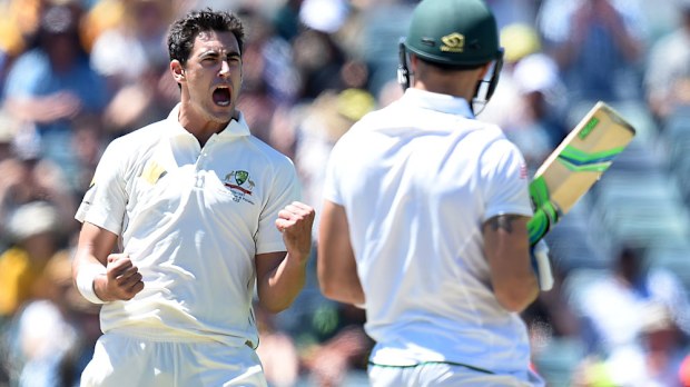 Mitchell Starc bowled a few dangerous spells, (AAP)