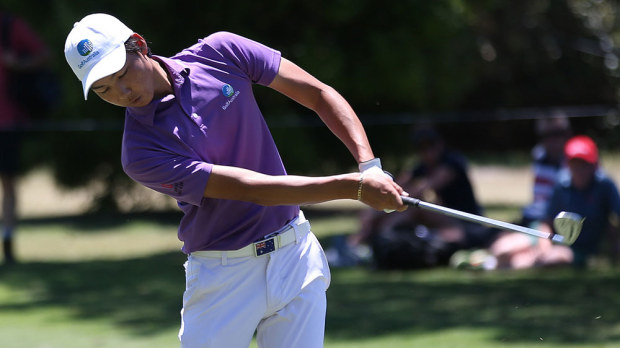 WA youngster Min Woo Lee has made a great start to the Australian Open. (AAP)