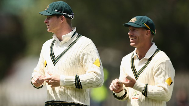 Steve Smith (l) and David Warner. (Getty)