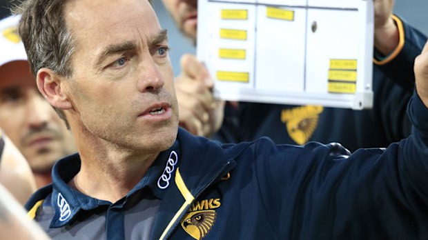 Hawthorn coach Alastair Clarkson. (AAP)