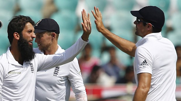 England spinner Moeen Ali snared three wickets. (AAP)