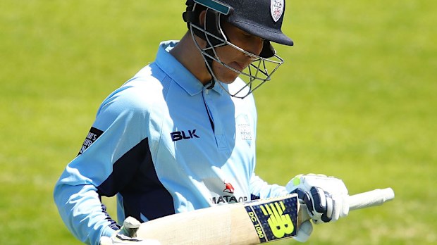Nic Maddinson will miss NSW's Sheffield Shield match due to the effects of concussion. (Getty Images)