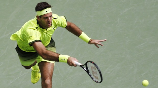 Juan Martin del Potro is through to the quarter-finals. (AAP)