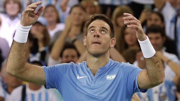 Juan Martin del Potro. (AAP)