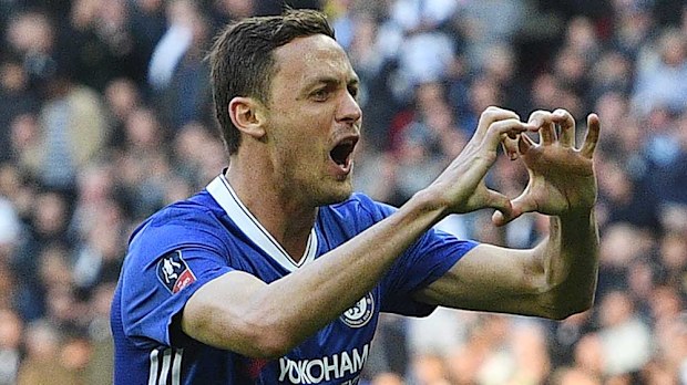 Nemanja Matic has helped Chelsea beat Tottenham in the FA Cup. (AAP)