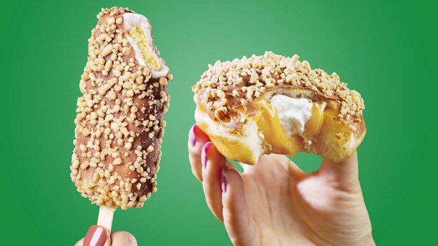 The Golden Gaytime and Krispy Kreme collaboration 