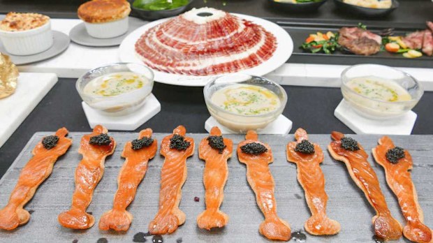 Oscars 2019 menu