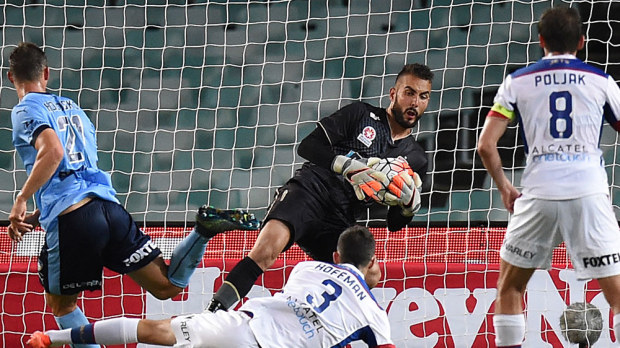 Newcastle Jets keeper Mark Birighitti. (AAP) 