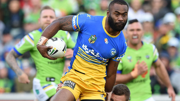 Rugby-bound Eels winger Semi Radradra. (AAP)