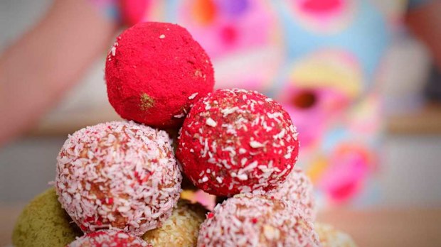 Raspberry-lamington and apple-oat bliss balls are just the start