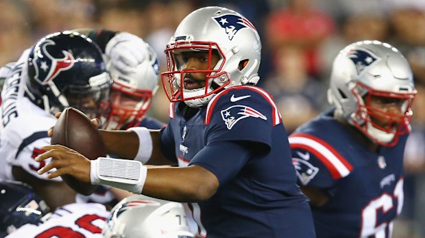 Patriots' rookie quarterback Jacoby Brissett. (AFP)