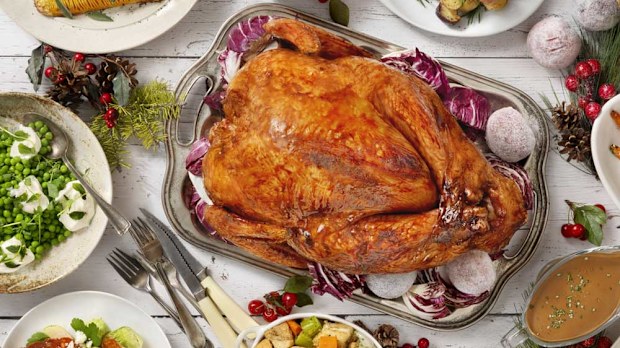 Christmas turkey feast