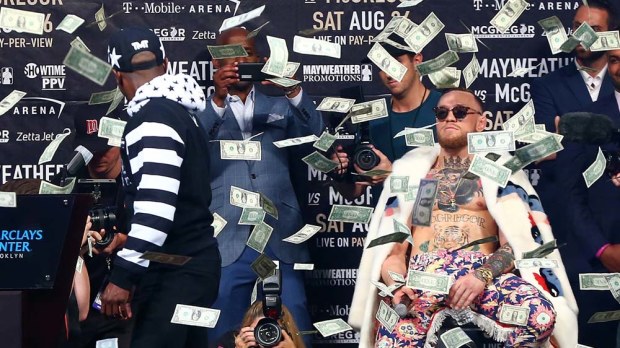 Floyd Mayweather and Conor McGregor 