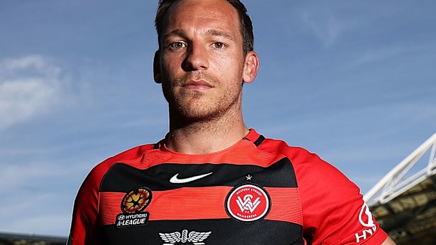 Brendon Santalab was the hero for the Wanderers. (AAP)