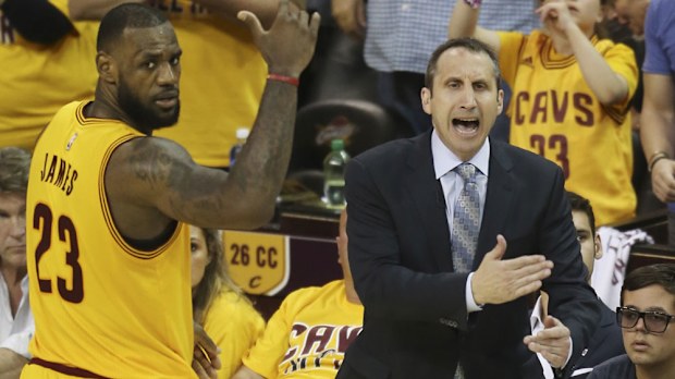 Former Cavs coach David Blatt will accept an NBA Championship ring. (AAP)