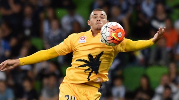 Central Coast A-League winger Jake Adelson. (AAP)