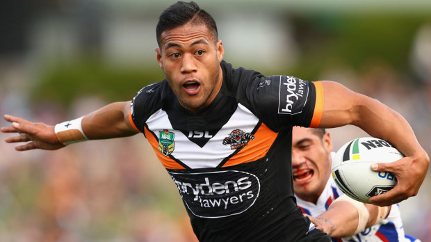 NRL's Wests Tigers centre Tim Simona.