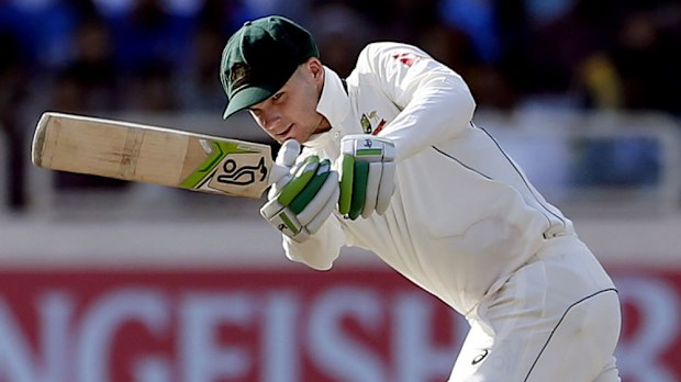 Australian batsman Peter Handscomb helped Australia draw the third Test. (AAP)