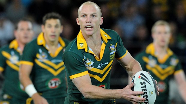 Darren Lockyer in action for the Kangaroos. (AAP)