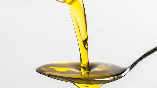 Olive oil dripping