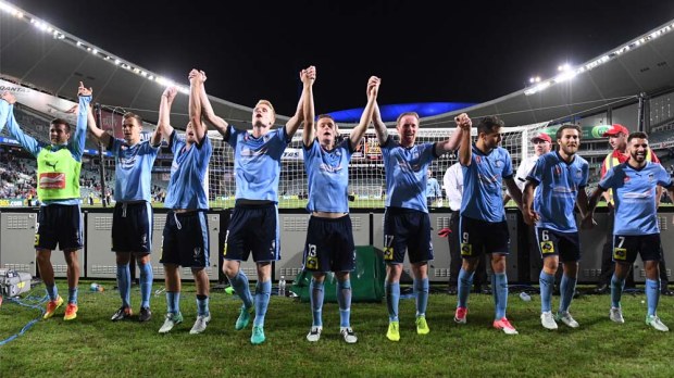 Sydney FC players. (AAP)