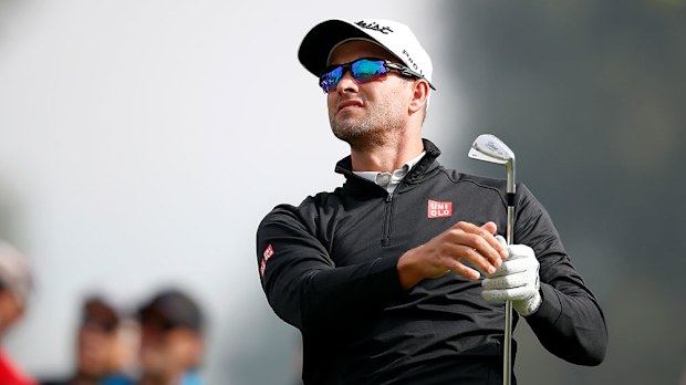 Adam Scott. (AAP)