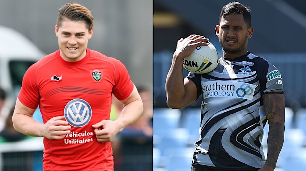 James O'Connor (l) and Ben Barba.