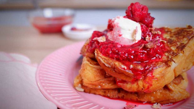 Brioche French toast recipe for Mother's Day