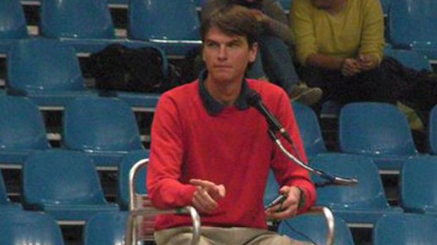 Croatian tennis umpire Denis Pitner. (Supplied)