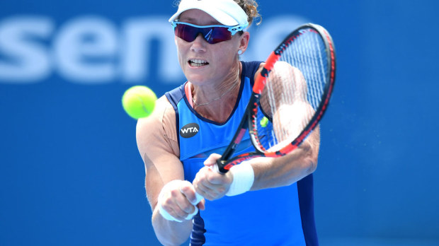 Samantha Stosur is through to the second round of the Qatar Open. (AAP-file)