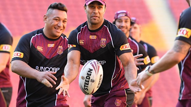Justin O'Neill said Maroons Origin camp just isn't the same without Greg Inglis. (AAP)