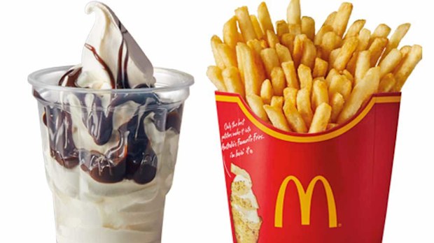 McDonald's menu items