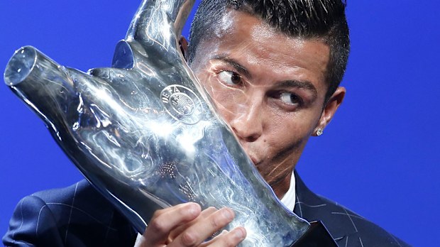 Cristiano Ronaldo was named the No.1 player in Europe, (AAP)