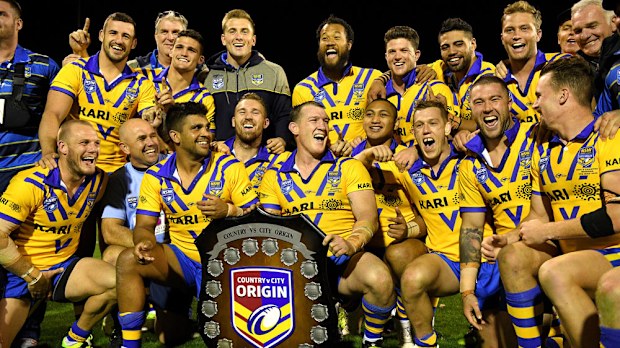 2017 winning City Origin team.