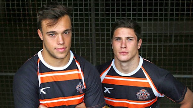 Luke Brooks and Mitchell Moses. (Getty)