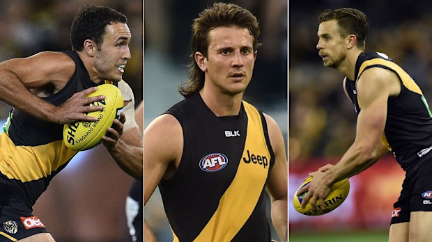 Shane Edwards, Ivan Maric and Brett Deedio. (AAP)