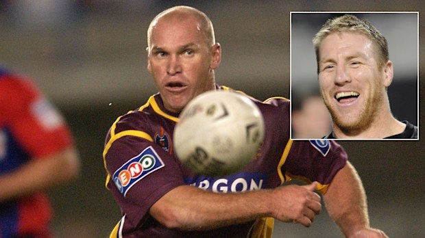 Alan Langer and (inset) Brad Thorn. (Getty)