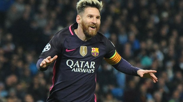 Lionel Messi could be earning $840,000 a week. (AAP)