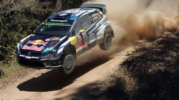 Andreas Mikkelsen claimed a win in Rally Australia. (AAP)