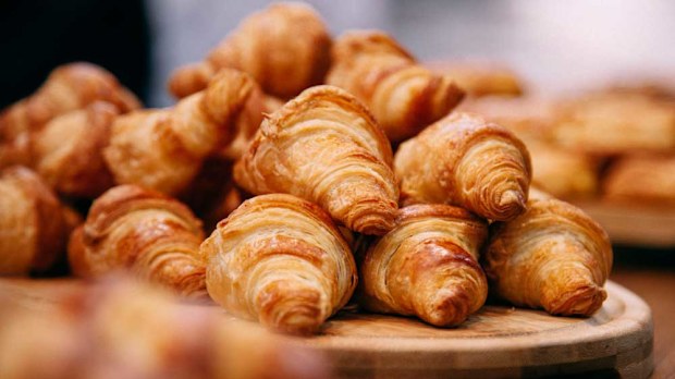 Buttery croissants