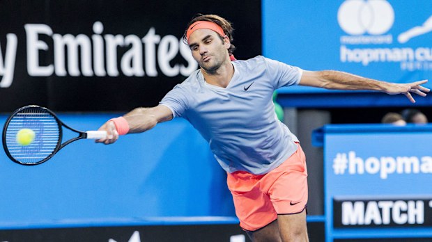 Roger Federer is happy with his preparations for the Australian Open despite losing to Alexander Zverev at the Hopman cup. (AAP)