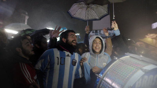 Hundreds of Argentina fans protest to get Lionel Messi to unretire from national team (AAP)
