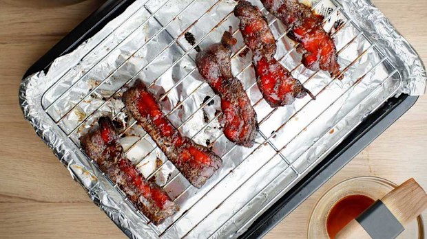Balsamic candied bacon is a wonderful thing