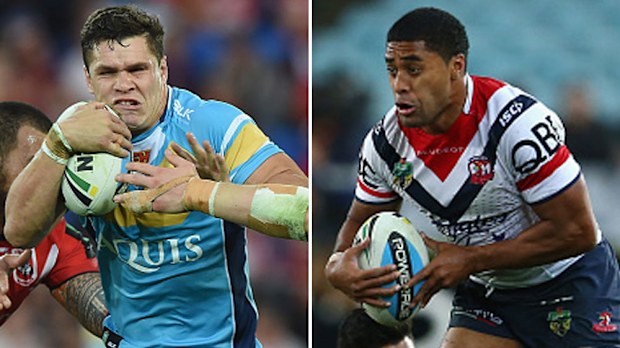 James Roberts (l) and Michael Jennings. (Getty)