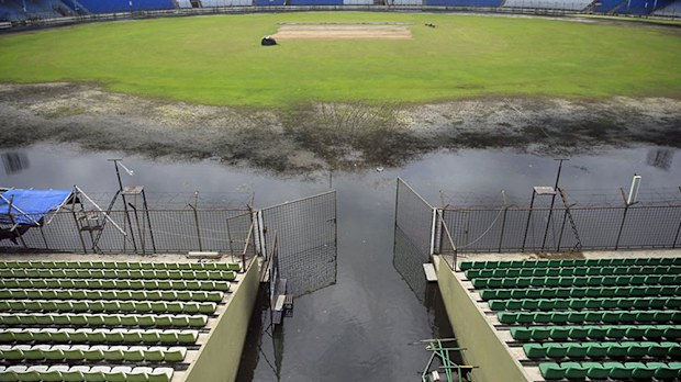The cricket ground in Fatullah last week. 