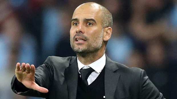 Manchester City coach Pep Guardiola. (AAP)