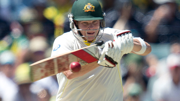 Steve Smith during his career-altering innings in Perth in 2013. (AAP)