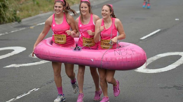 Runners take part in the 2014 City2Surf road race