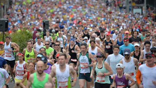 Runners participate in 2014's City2Surf road race