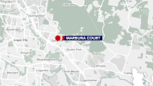 Map pointing to Marbura Court, Daisy Hill